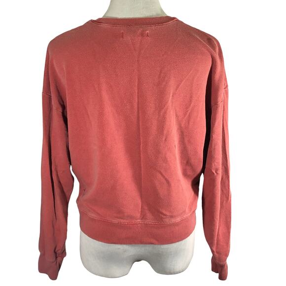 Rivet & Thread Madewell Women's Pullover Sweatshirt Pink SIZE Small - Picture 3 of 5